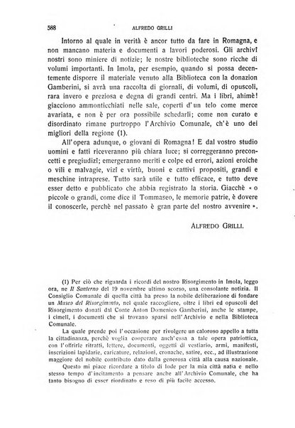 La Romagna rivista mensile di storia e di lettere diretta da Gaetano Gasperoni e da Luigi Orsini