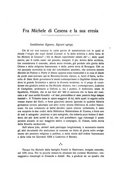 La Romagna rivista mensile di storia e di lettere diretta da Gaetano Gasperoni e da Luigi Orsini