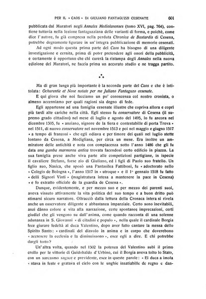 La Romagna rivista mensile di storia e di lettere diretta da Gaetano Gasperoni e da Luigi Orsini