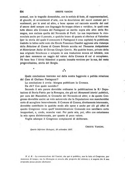 La Romagna rivista mensile di storia e di lettere diretta da Gaetano Gasperoni e da Luigi Orsini