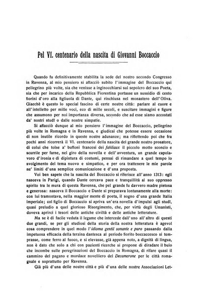 La Romagna rivista mensile di storia e di lettere diretta da Gaetano Gasperoni e da Luigi Orsini