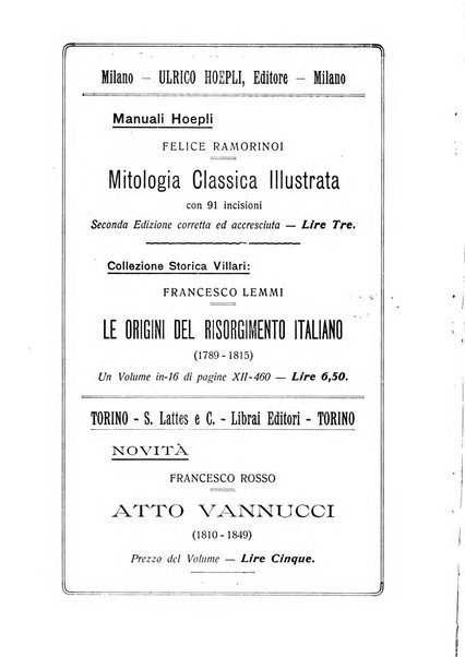 La Romagna rivista mensile di storia e di lettere diretta da Gaetano Gasperoni e da Luigi Orsini