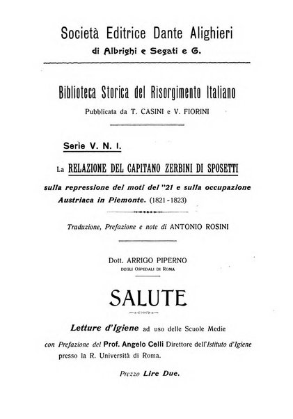 La Romagna rivista mensile di storia e di lettere diretta da Gaetano Gasperoni e da Luigi Orsini