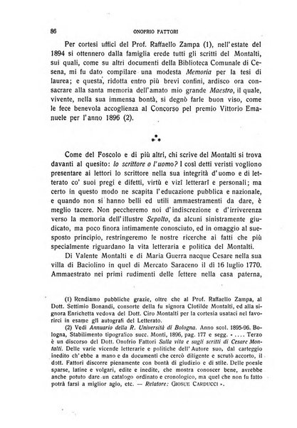 La Romagna rivista mensile di storia e di lettere diretta da Gaetano Gasperoni e da Luigi Orsini