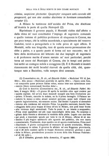 La Romagna rivista mensile di storia e di lettere diretta da Gaetano Gasperoni e da Luigi Orsini