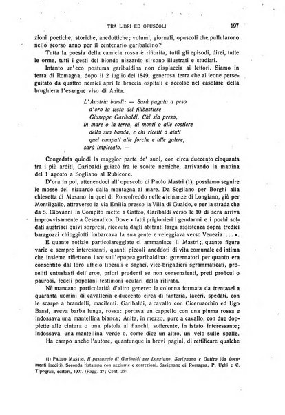 La Romagna rivista mensile di storia e di lettere diretta da Gaetano Gasperoni e da Luigi Orsini