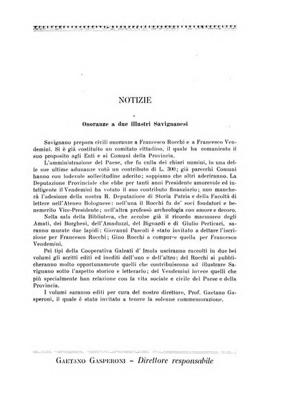 La Romagna rivista mensile di storia e di lettere diretta da Gaetano Gasperoni e da Luigi Orsini