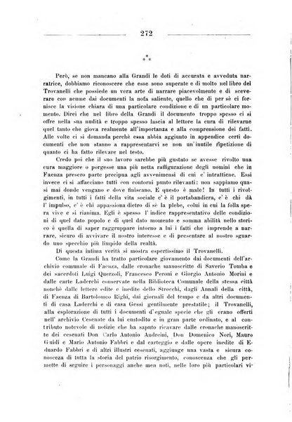 La Romagna rivista mensile di storia e di lettere diretta da Gaetano Gasperoni e da Luigi Orsini