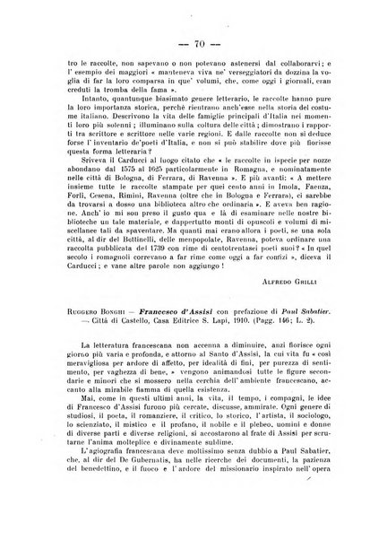 La Romagna rivista mensile di storia e di lettere diretta da Gaetano Gasperoni e da Luigi Orsini