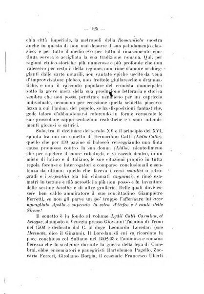 La Romagna rivista mensile di storia e di lettere diretta da Gaetano Gasperoni e da Luigi Orsini