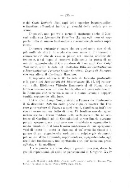 La Romagna rivista mensile di storia e di lettere diretta da Gaetano Gasperoni e da Luigi Orsini