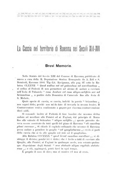 La Romagna rivista mensile di storia e di lettere diretta da Gaetano Gasperoni e da Luigi Orsini