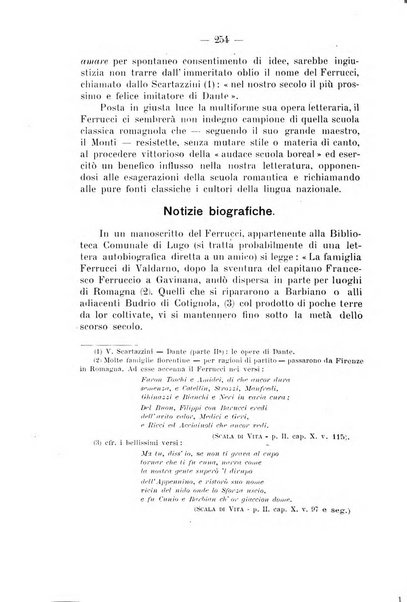 La Romagna rivista mensile di storia e di lettere diretta da Gaetano Gasperoni e da Luigi Orsini