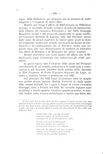 La Romagna rivista mensile di storia e di lettere diretta da Gaetano Gasperoni e da Luigi Orsini