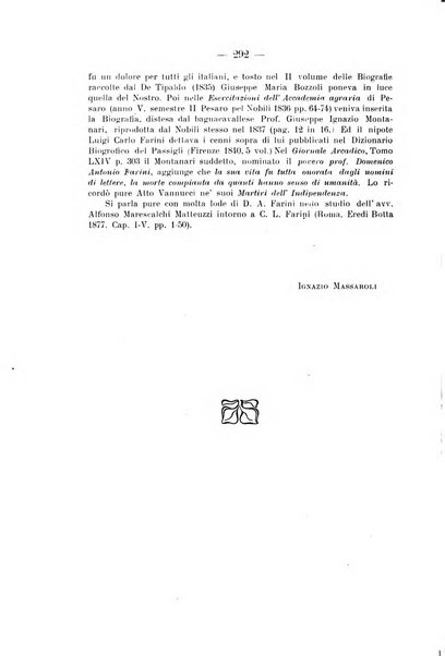 La Romagna rivista mensile di storia e di lettere diretta da Gaetano Gasperoni e da Luigi Orsini