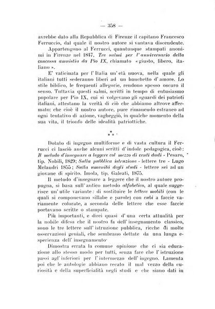 La Romagna rivista mensile di storia e di lettere diretta da Gaetano Gasperoni e da Luigi Orsini