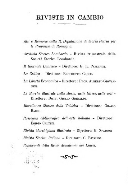 La Romagna rivista mensile di storia e di lettere diretta da Gaetano Gasperoni e da Luigi Orsini