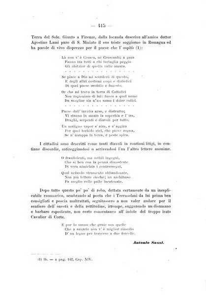 La Romagna rivista mensile di storia e di lettere diretta da Gaetano Gasperoni e da Luigi Orsini