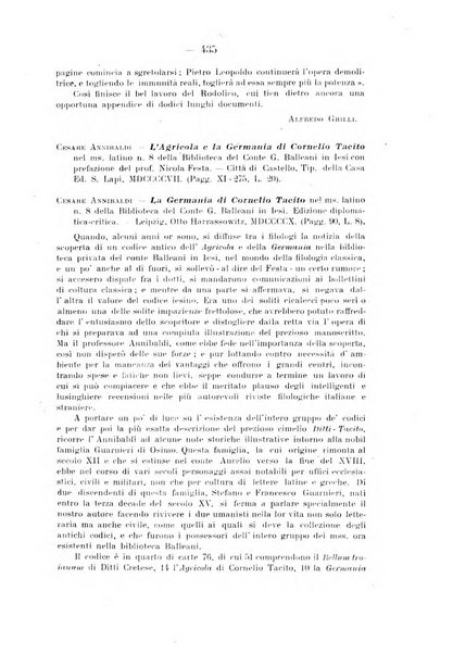 La Romagna rivista mensile di storia e di lettere diretta da Gaetano Gasperoni e da Luigi Orsini