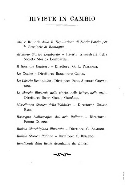 La Romagna rivista mensile di storia e di lettere diretta da Gaetano Gasperoni e da Luigi Orsini