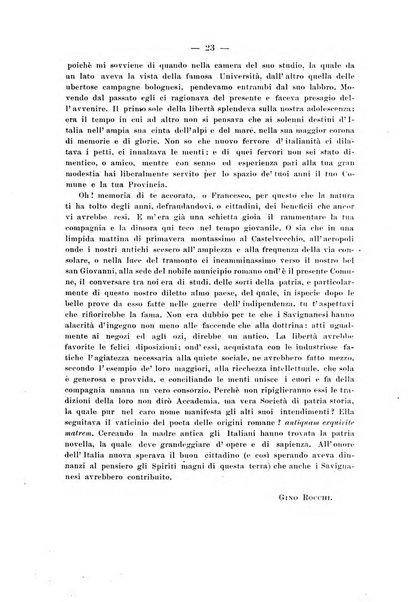 La Romagna rivista mensile di storia e di lettere diretta da Gaetano Gasperoni e da Luigi Orsini