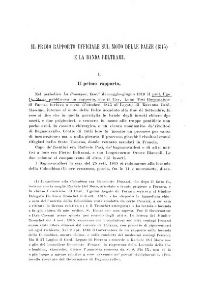 La Romagna rivista mensile di storia e di lettere diretta da Gaetano Gasperoni e da Luigi Orsini