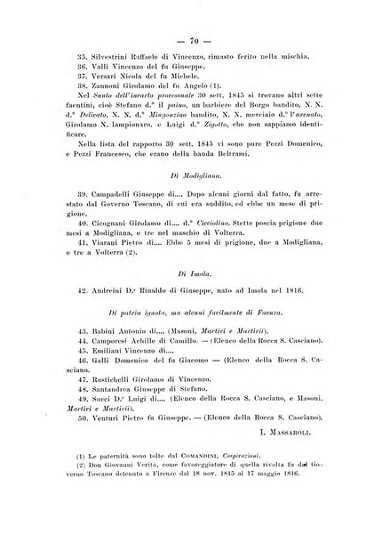 La Romagna rivista mensile di storia e di lettere diretta da Gaetano Gasperoni e da Luigi Orsini