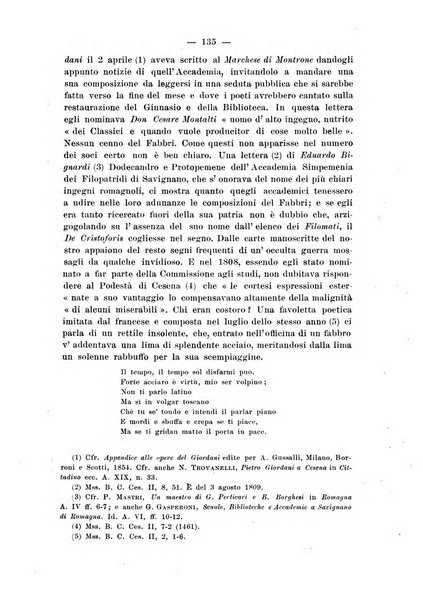 La Romagna rivista mensile di storia e di lettere diretta da Gaetano Gasperoni e da Luigi Orsini