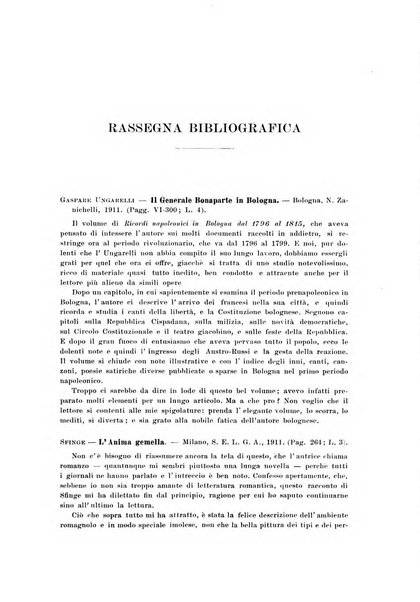 La Romagna rivista mensile di storia e di lettere diretta da Gaetano Gasperoni e da Luigi Orsini