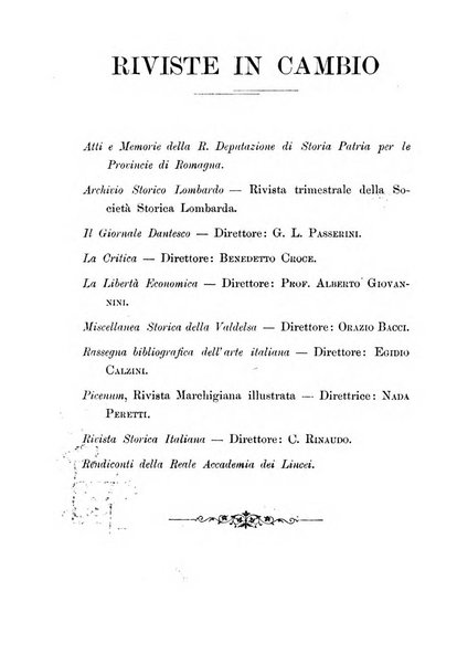 La Romagna rivista mensile di storia e di lettere diretta da Gaetano Gasperoni e da Luigi Orsini