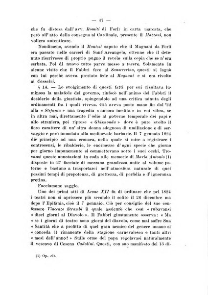 La Romagna rivista mensile di storia e di lettere diretta da Gaetano Gasperoni e da Luigi Orsini