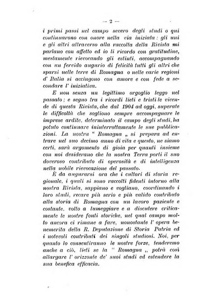 La Romagna rivista mensile di storia e di lettere diretta da Gaetano Gasperoni e da Luigi Orsini