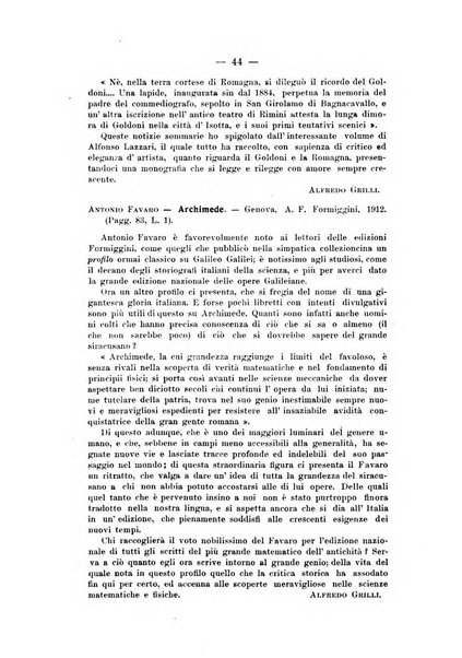 La Romagna rivista mensile di storia e di lettere diretta da Gaetano Gasperoni e da Luigi Orsini