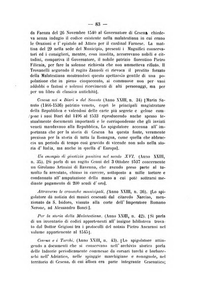 La Romagna rivista mensile di storia e di lettere diretta da Gaetano Gasperoni e da Luigi Orsini