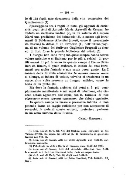 La Romagna rivista mensile di storia e di lettere diretta da Gaetano Gasperoni e da Luigi Orsini