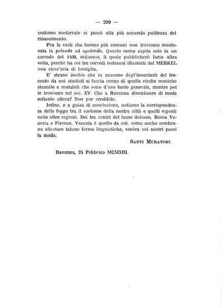 La Romagna rivista mensile di storia e di lettere diretta da Gaetano Gasperoni e da Luigi Orsini