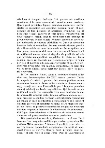 La Romagna rivista mensile di storia e di lettere diretta da Gaetano Gasperoni e da Luigi Orsini