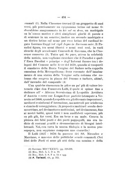 La Romagna rivista mensile di storia e di lettere diretta da Gaetano Gasperoni e da Luigi Orsini