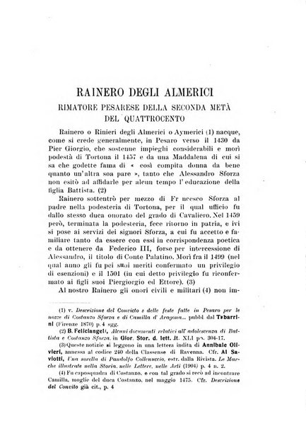 La Romagna rivista mensile di storia e di lettere diretta da Gaetano Gasperoni e da Luigi Orsini