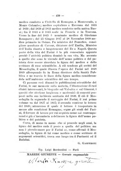 La Romagna rivista mensile di storia e di lettere diretta da Gaetano Gasperoni e da Luigi Orsini