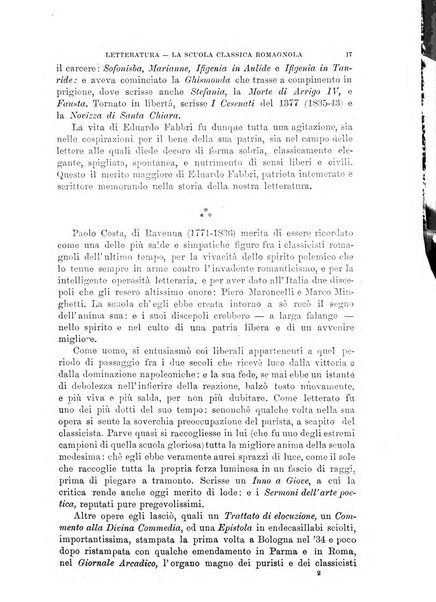 La Romagna rivista mensile di storia e di lettere diretta da Gaetano Gasperoni e da Luigi Orsini