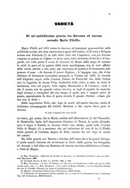 La Romagna rivista mensile di storia e di lettere diretta da Gaetano Gasperoni e da Luigi Orsini