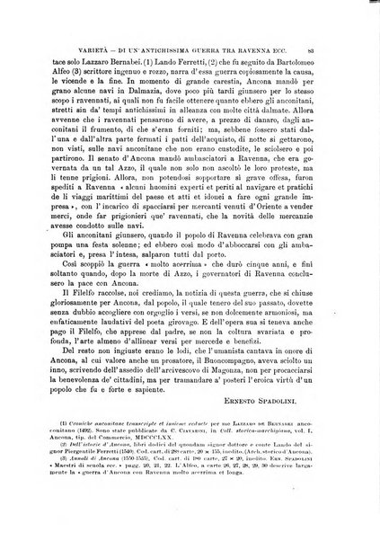 La Romagna rivista mensile di storia e di lettere diretta da Gaetano Gasperoni e da Luigi Orsini