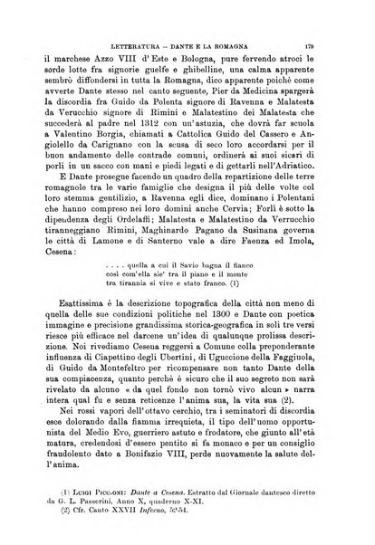 La Romagna rivista mensile di storia e di lettere diretta da Gaetano Gasperoni e da Luigi Orsini