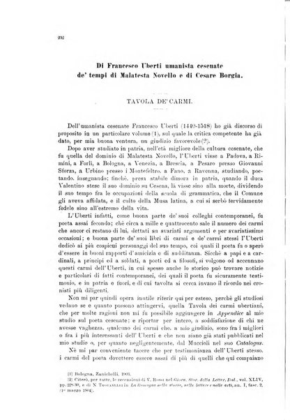 La Romagna rivista mensile di storia e di lettere diretta da Gaetano Gasperoni e da Luigi Orsini