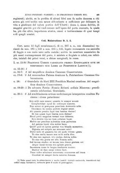 La Romagna rivista mensile di storia e di lettere diretta da Gaetano Gasperoni e da Luigi Orsini