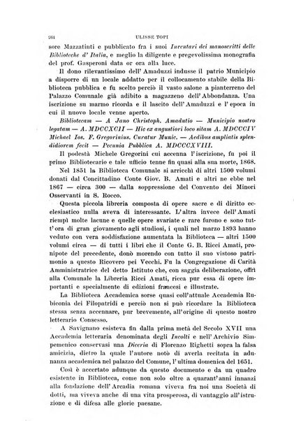 La Romagna rivista mensile di storia e di lettere diretta da Gaetano Gasperoni e da Luigi Orsini