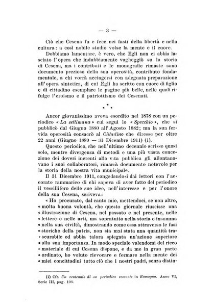 La Romagna rivista mensile di storia e di lettere diretta da Gaetano Gasperoni e da Luigi Orsini