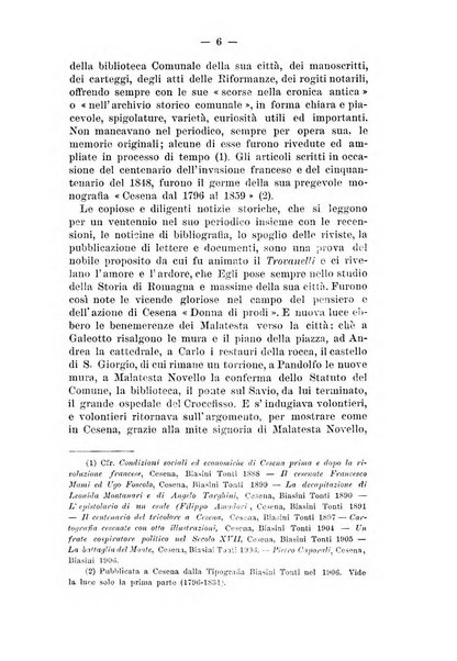 La Romagna rivista mensile di storia e di lettere diretta da Gaetano Gasperoni e da Luigi Orsini