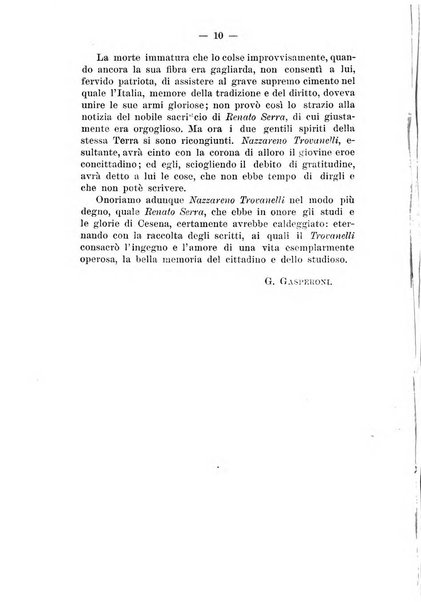 La Romagna rivista mensile di storia e di lettere diretta da Gaetano Gasperoni e da Luigi Orsini